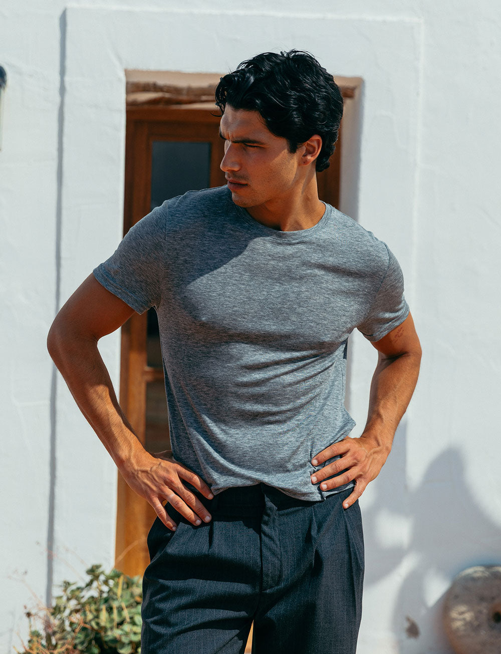 Andre Tencel T-Shirt, Grey