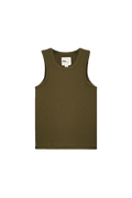 Andersen Waffle Tank, Khaki