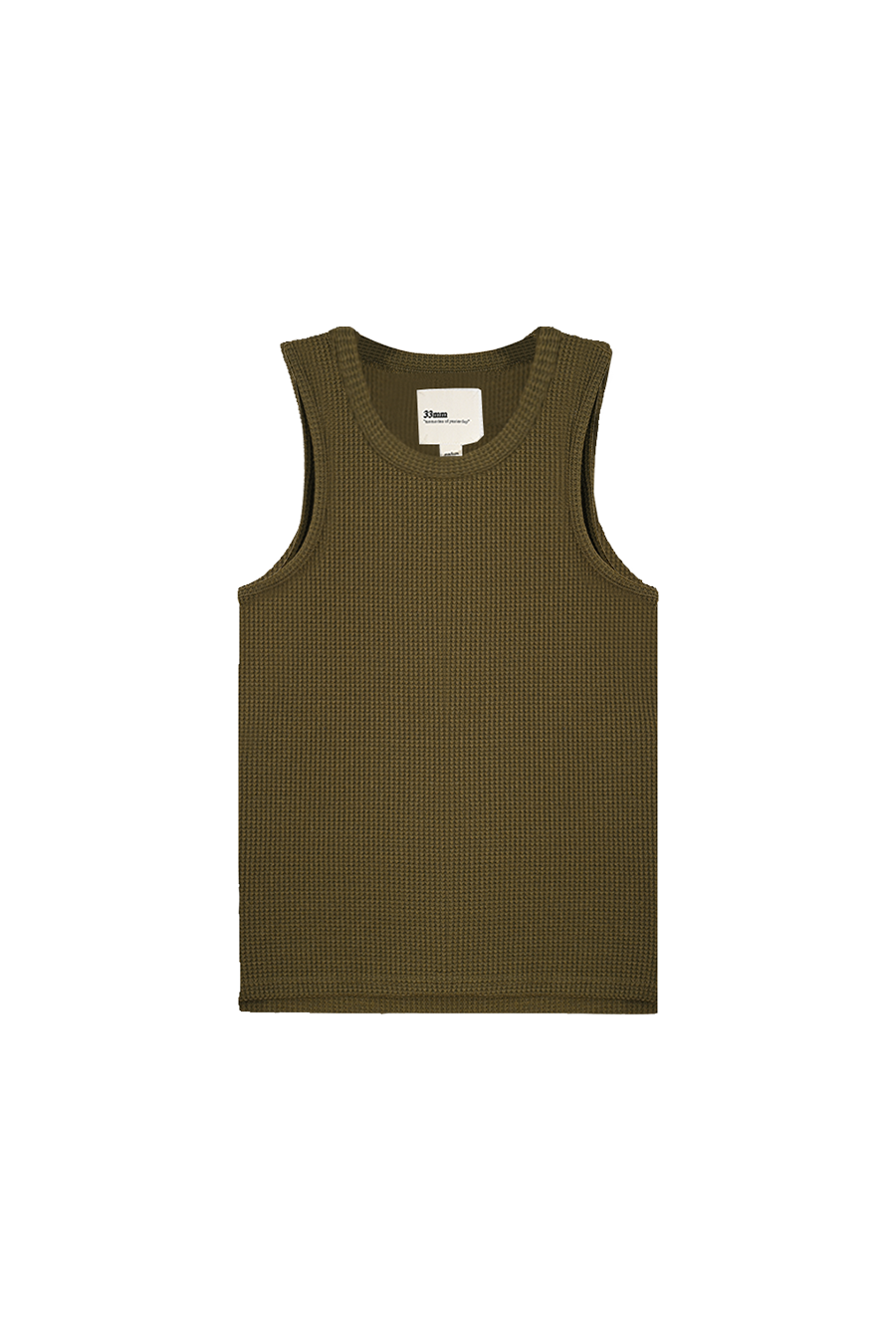 Andersen Waffle Tank, Khaki