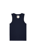 Andersen Waffle Tank, Navy