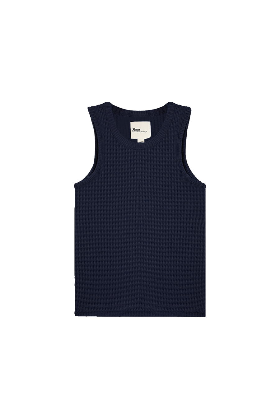 Andersen Waffle Tank, Navy