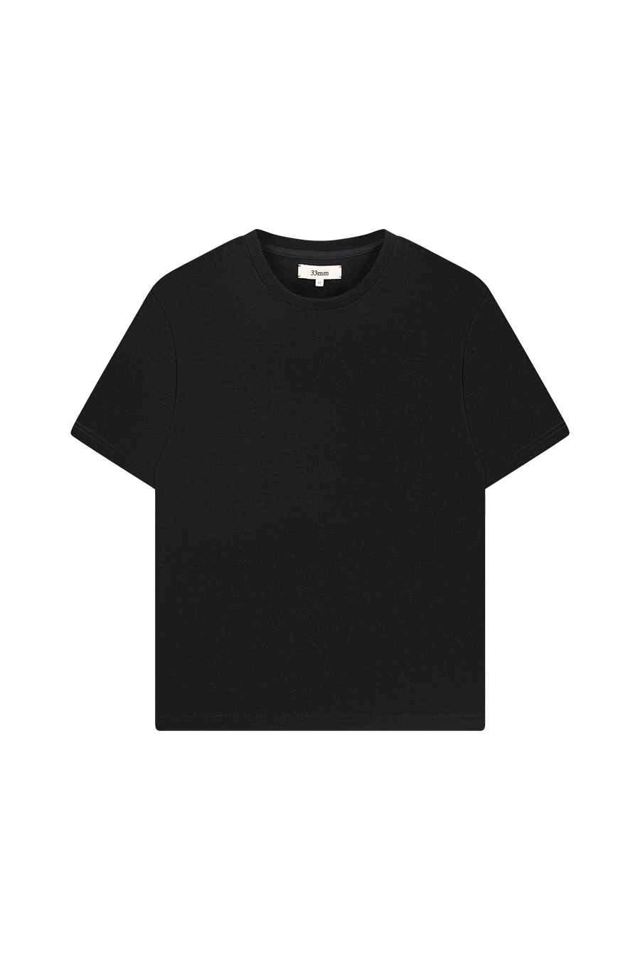 Bernard Ribbed T-Shirt, Black