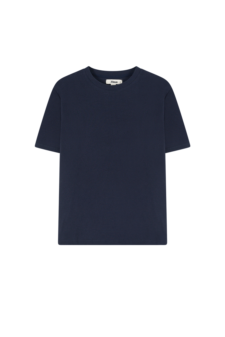 Bernard Ribbed T-Shirt, Navy