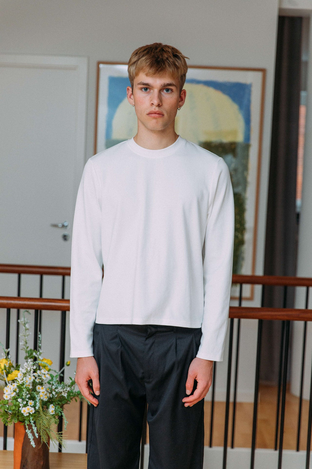 Antonio Cotton T-Shirt, White