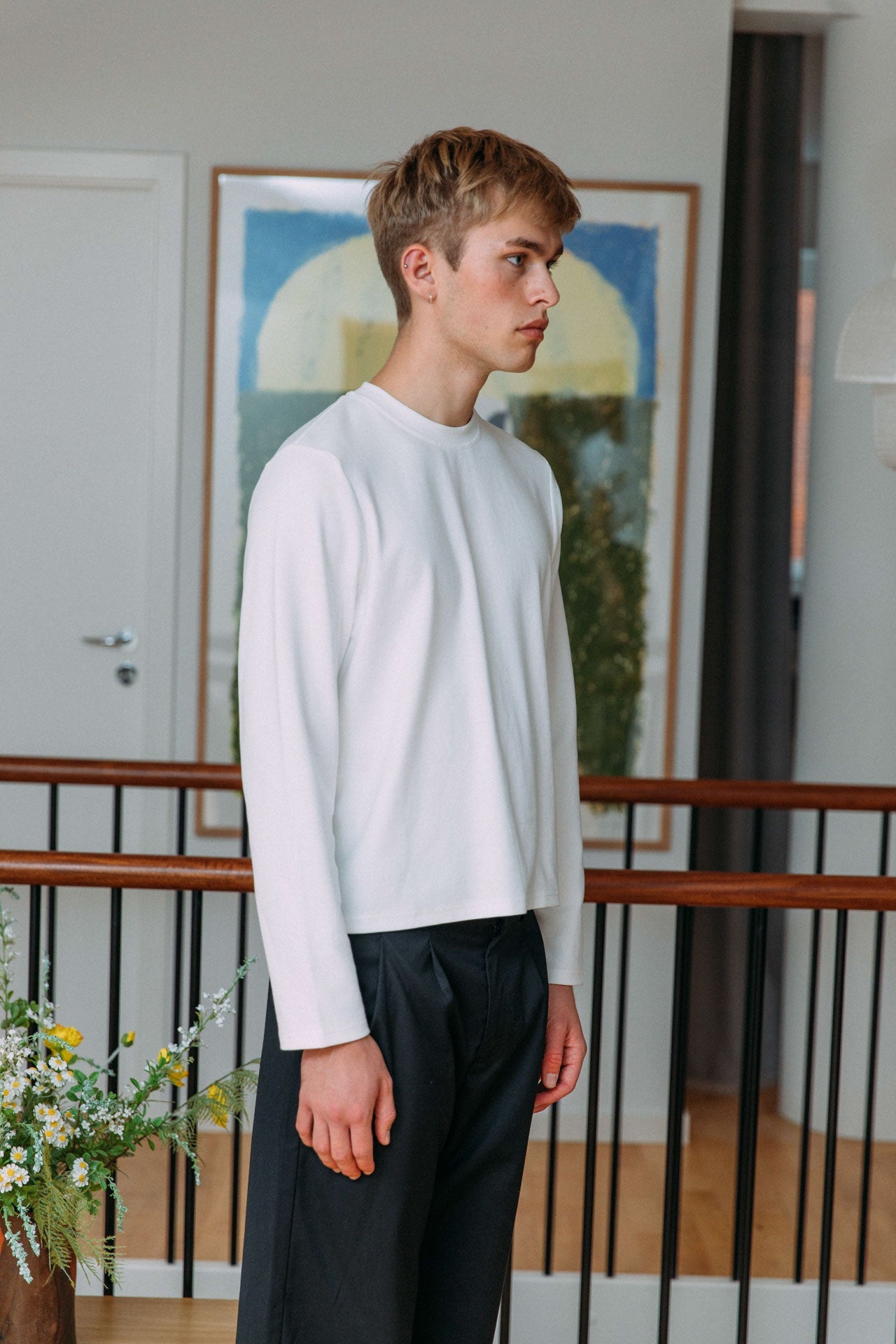 Antonio Cotton T-Shirt, White