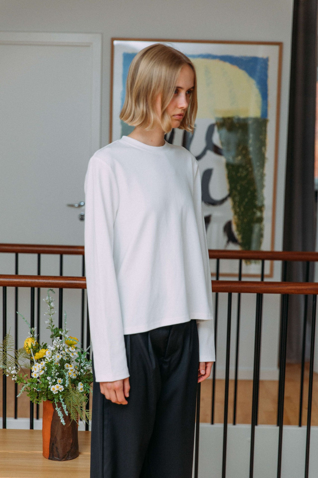Antonio Cotton T-Shirt, White