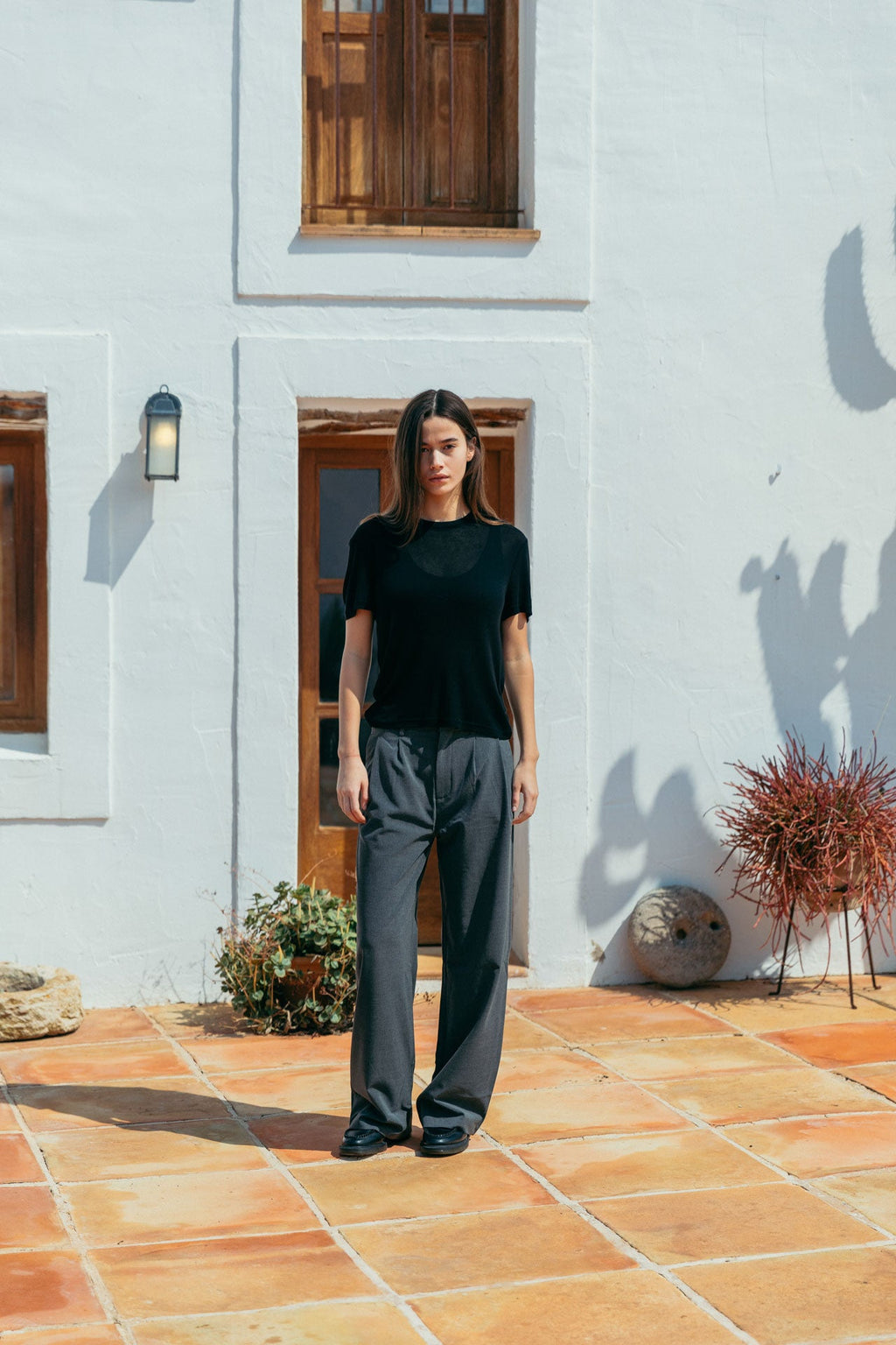 Andre Tencel T-Shirt, Black