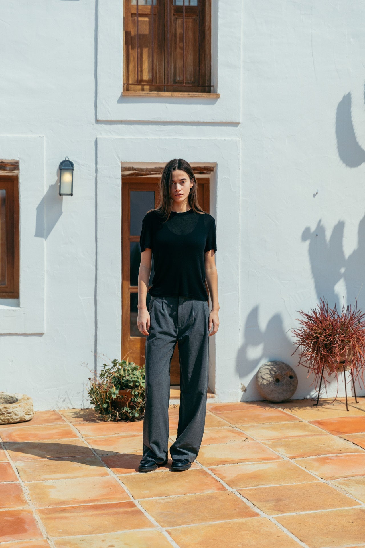 Andre Tencel T-Shirt, Black