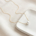 Freshwater Pearl Necklace in Sterling Silver