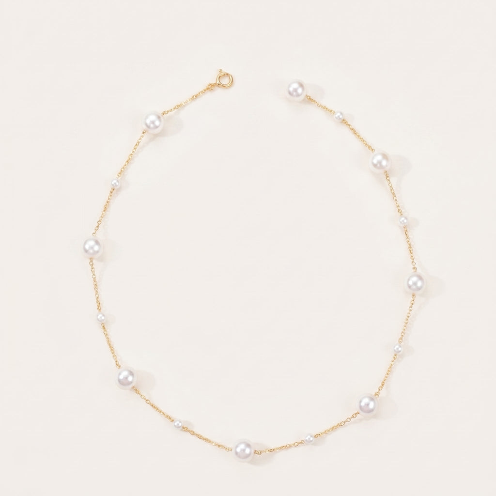 Freshwater Pearl Bracelet in Sterling Silver